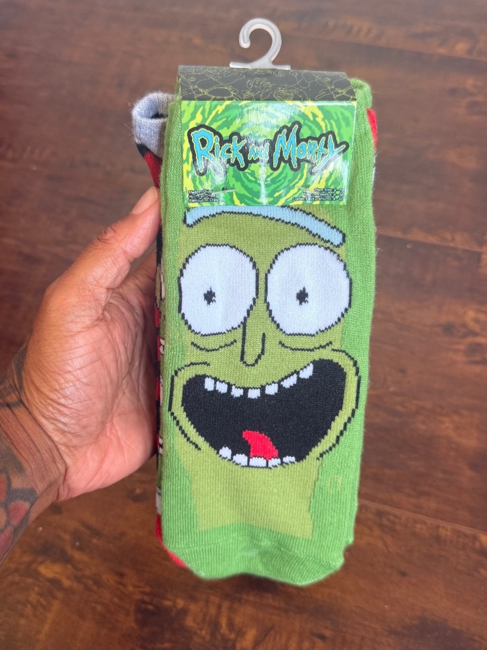Rick and Morty Brand New Casual Crew Socks Size 4-10 Rick & Morty 6 Pairs